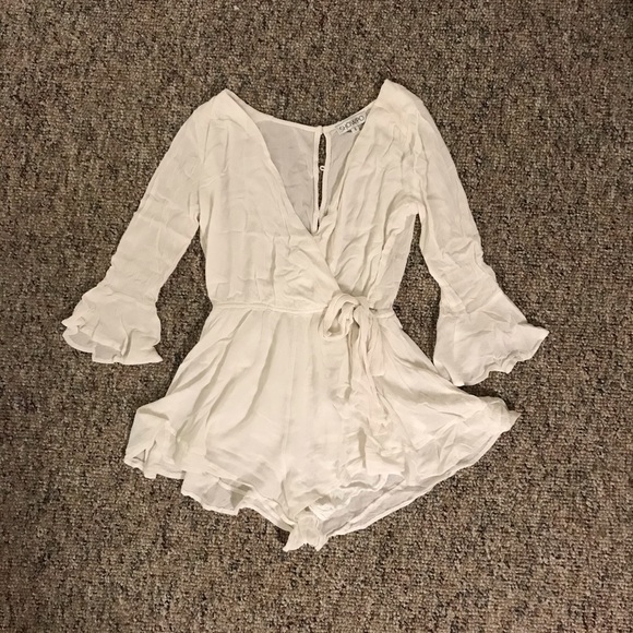 Showpo Sunday Breeze Playsuit in White - Picture 3 of 8